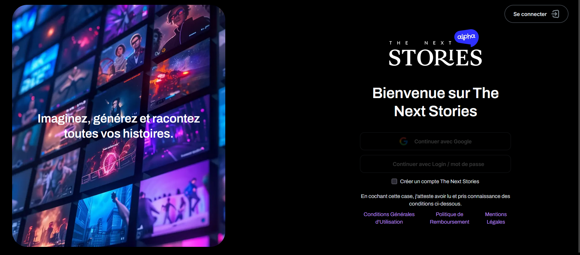 Studio vidéo The Next Stories